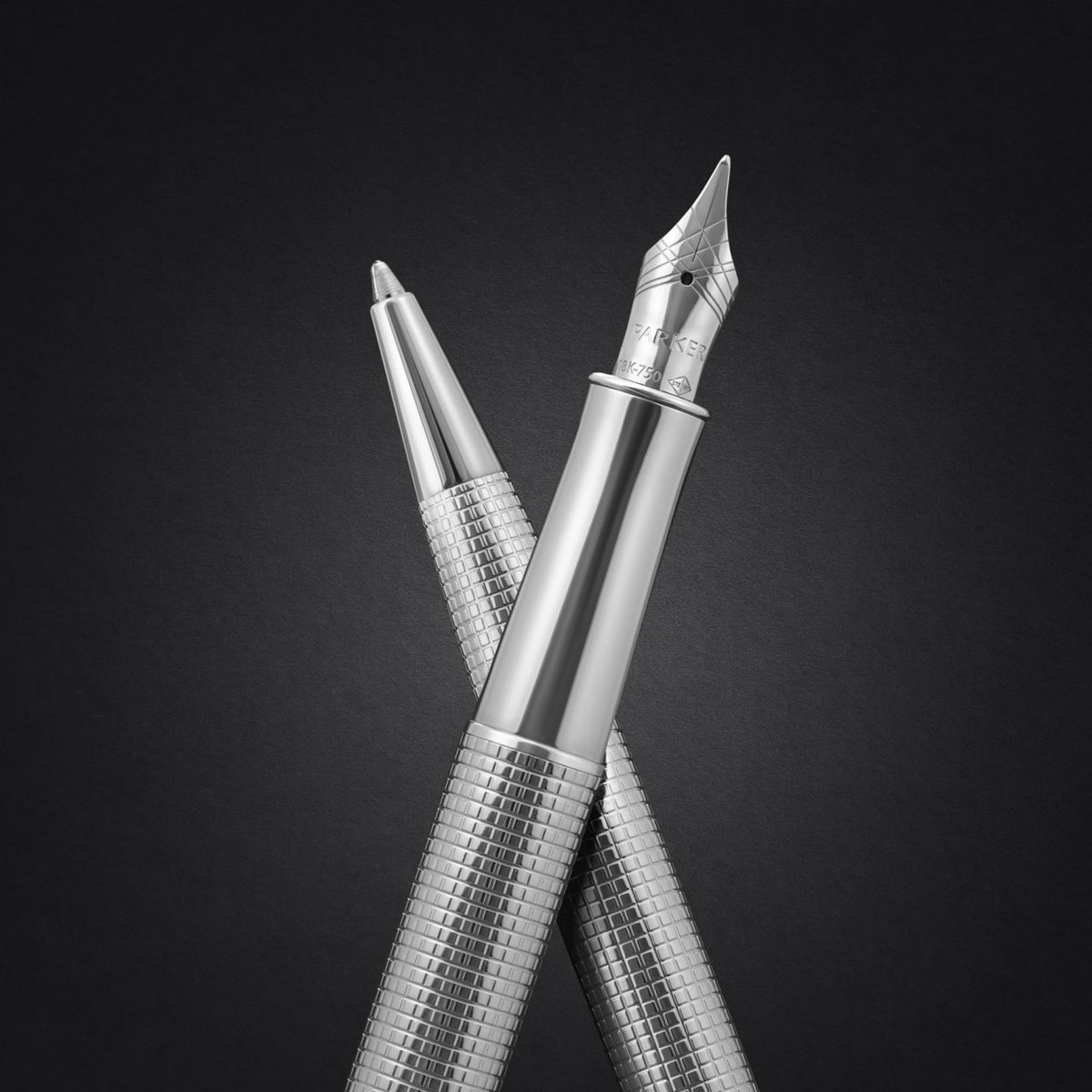 Sonnet Ballpoint Pen - Ciselé Palladium - Chrome Trim (Special Edition) by Parker – 1 Count (Pack of 1), Chrome White, Model 2209263
