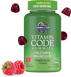 Garden of Life Vitamin Code Calcium & Magnesium Gummies, 60 Gummies