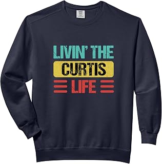 Curtis Name Comfort Colors Adult Sweatshirt
