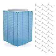 Azar Displays Pegboard + Hooks / Blue / 14 inches (W) x 14 inches (D) x 21 inches (H) Panels & Units