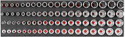 TEKTON 3/8 Inch Drive 6-Point Socket Set, 76-Piece | SHD91801