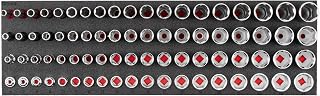 TEKTON 3/8 Inch Drive 6-Point Socket Set, 76-Piece | SHD91801
