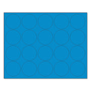 Magnetic Label -1 Each by MasterVision – Small, Plastic, Blue, Model FM1601