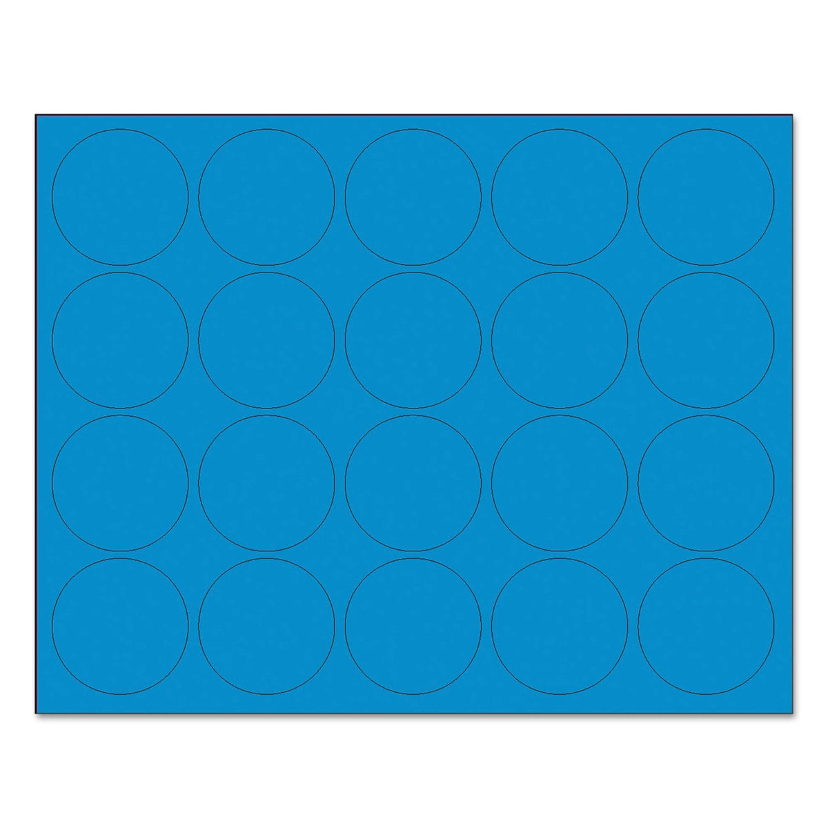 Magnetic Label -1 Each by MasterVision – Small, Plastic, Blue, Model FM1601