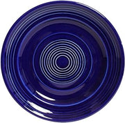 Tuxton China CCA-104 Plate, 10-1/2" Diameter, Round, Wide Rim, Microwave and Dishwasher Safe, Oven Proof, Fully Vitrified, Ceramic, Concentrix, Cobalt, Pack of 12