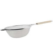 Strainer, 10.25-Inch Diameter, Medium Single Mesh, Nickel, Tan by Winco – Medium, Stainless Steel, Nickel, Tan, Model MST-10S
