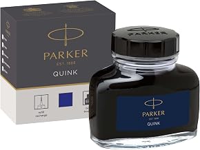 Parker Fountain Pen Liquid Bottled Quink Ink, 57 ml, in a Box - Blue