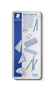 Noris Club Mathematical Set by STAEDTLER – Einzelpackung, Metal, Model 557 10
