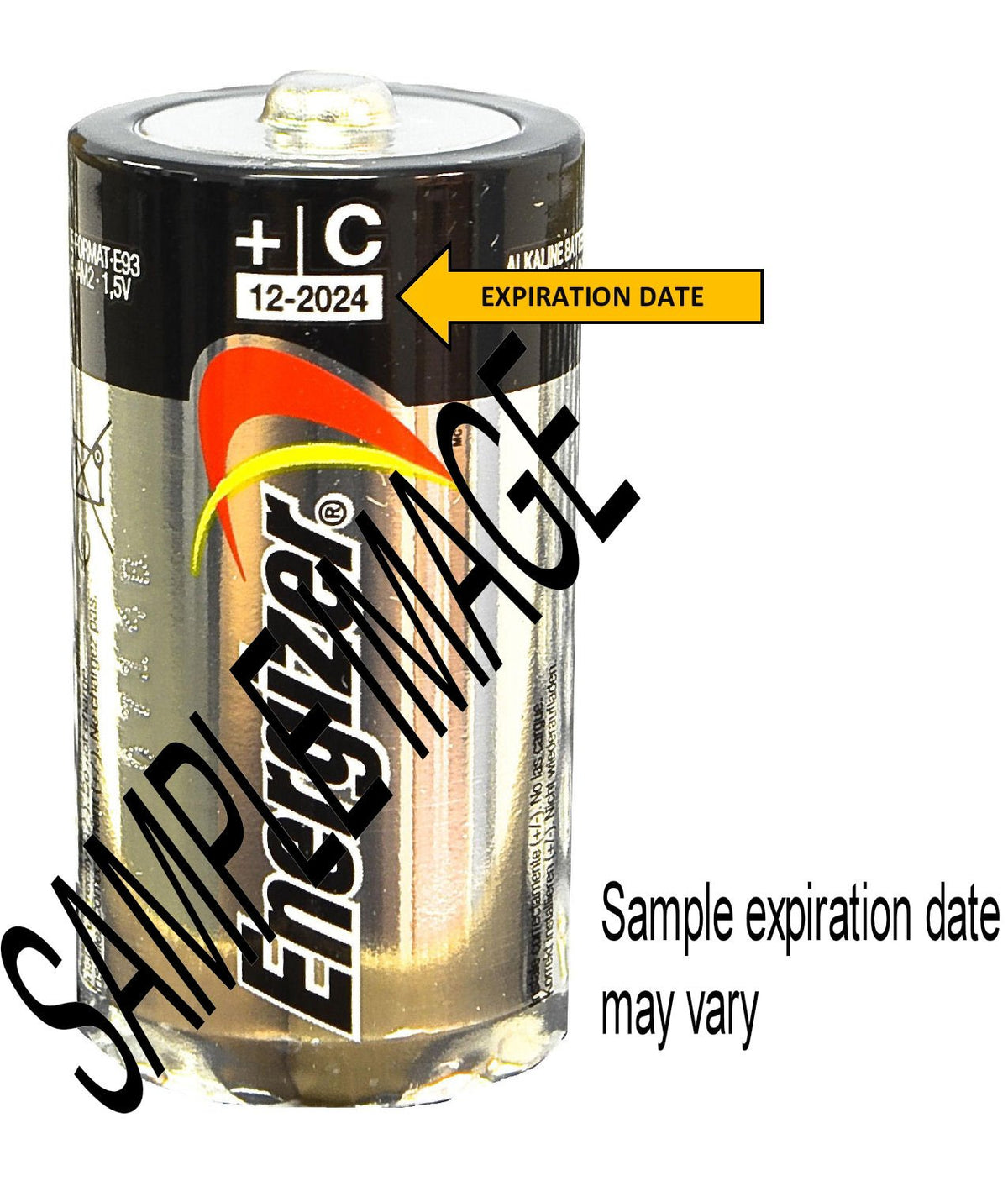 E93 Max ALKALINE C BATTERY Made in USA Exp. 12-2024 or later - 48 Count by Energizer – 48 Count (Pack of 1), Model Ad-bm1-121524