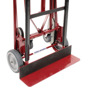 4-Wheel Professional Appliance Hand Truck by Global Industrial – 67"L x 17"W x 66"H, Alloy Steel, Red, Model 168031