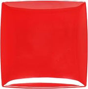 Thunder Group 12" square plate, 1" deep, pure red, comes in dozen