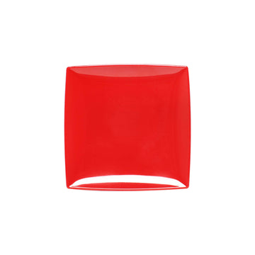 12" square plate by Thunder Group – Large, Melamine, Red, Model 29012PR