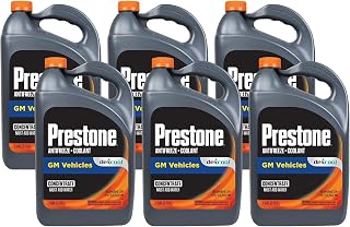 Prestone AF888-6PK Dex-Cool Antifreeze/Coolant - 1 Gallon, (Pack of 6)