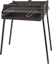 Imex El Zorro 71584 Square Barbecue with Paella Holder 60 x 40 x 75 cm Black