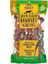 Hubert Triple Flavor Rawhide Kabobs for Dogs, Long-Lasting Chew, 2 lb