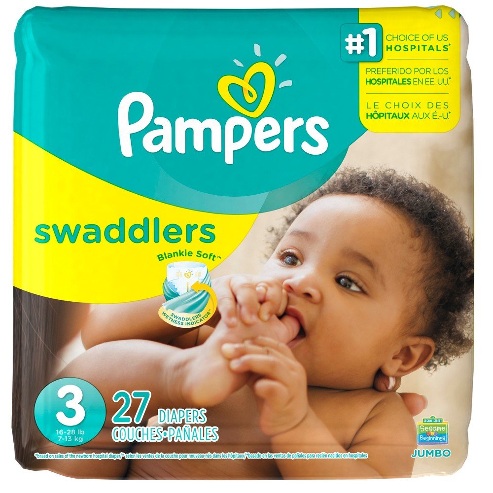 Pampers Size 47 / 27.0 / Multicolor Baby Diapers