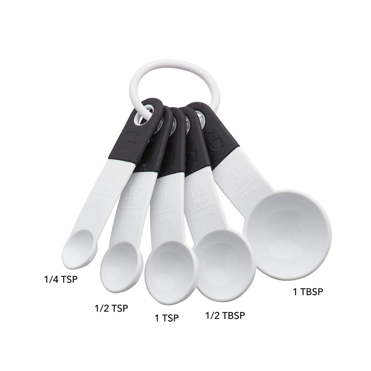 KitchenAid White/Black / Spoons / Set of 5 Spoons