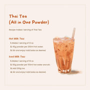 Bossen Thai Milk Tea / 35.2 Ounce (Pack of 1) / 1 Bubble Tea Kits