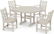 Polywood Chippendale Dining Set, Sand