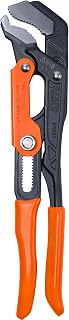 KLEIN TOOLS 68231 Pipe Wrench, S-Jaw Quick-Adjust Plumbers Wrench Fits Up to 2-Inch Round Pipe and 1-1/2-Inch Hex Nuts, 17-Inch
