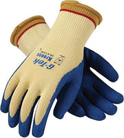 G-Tek 09-K1300/M, Seamless Knit DuPont™ Kevlar® Glove with Latex Coated Crinkle Grip on Palm & Fingers