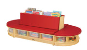 Bookcases, Cabinets & Shelves by Jonti-Craft – wood, Red, Model 37660JC