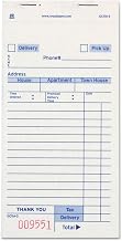 Royal GC11A-3 Guest Check Book, Carbonless Triplicate, 3 2/5" Width x 6.69" Height (Pack of 50)