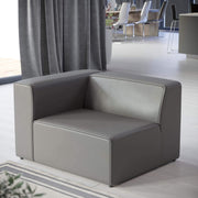 Modway Grey / Left-Arm Chair / 1 Sofas & Couches
