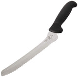 Serrated Bread Knife by Mercer Culinary – 8", Stainless Steel, Black, Model M18135BK