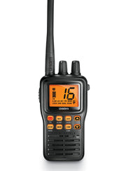 Waterproof Handheld 2-Way VHF Marine Radio by Uniden – One Size, Black, Model MHS75