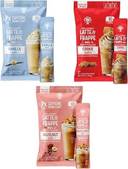 The Frozen Bean Frappe & Latte Instant Mix - Vanilla Bean & Cookie Butter & Hazelnut