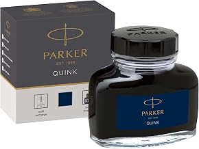 Parker QUINK Ink Bottle, Blue-Black, 57 ml - Fountain Pen Refill