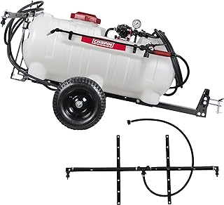 CHAPIN 97664 15-Gallon Tow-Behind ATV/UTV Sprayer, 2-Nozzle Boom