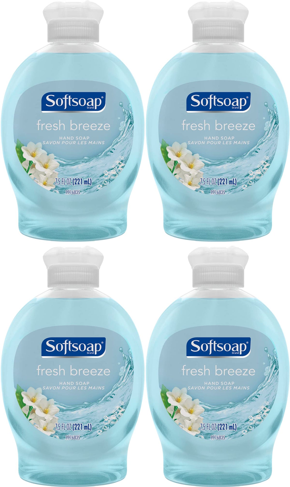 Softsoap Fresh Breeze / 7.5 Fl Oz (Pack of 4) / 4 Hand Wash