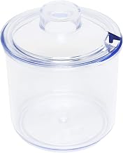 Thunder Group PLCJ007 Condiment Jar, 7 oz. Capacity, with Cover, Plastic, Pack of 12