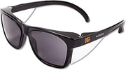 KLEENGUARD V30 Maverick Eye Protection (49311), with KleenVision™ Anti-Fog Coating, Smoke Lenses, Black Frame (Qty 1)