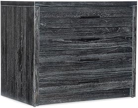 Hooker Furnishings Commerce and Market Four-Drawer File Cabinet - Black Distressed Wood