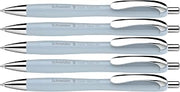 Schneider Slider Rave XB Ballpoint Pen (Soft Writing without Scratching for Long Texts at School, University and Work) Pack of 5 Arctic Ink Colour: Blue