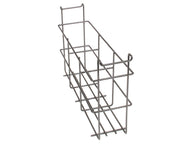 3 Bottle Wire Bottle Rack by Glastender – 10.2 x 4.49 x 16.54 inches, Metal, Silver Or Black, Model BR3