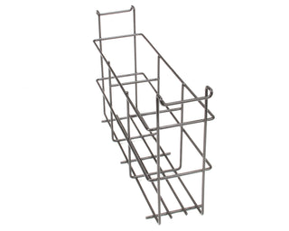 3 Bottle Wire Bottle Rack by Glastender – 10.2 x 4.49 x 16.54 inches, Metal, Silver Or Black, Model BR3