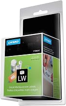 DYMO LABEL,1/2" X1/8",MULTPR,WH