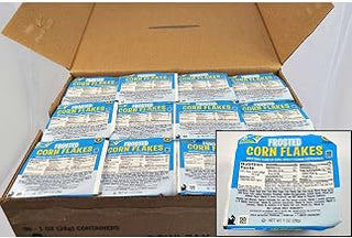 General Mills Frosted Corn Flake Cereal, 1 Ounce - 96 per case.