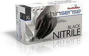 FoodHandler 103-TS18-BLK thinsense Nitrile X-Large Black (Pack of 1000)