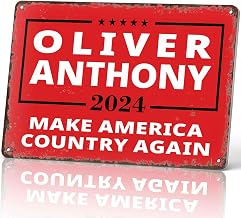 Oliver Anthony 2024 Metal Sign 8x12 Inch for Man Cave Wall Decor