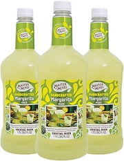 MASTER OF MIXES Margarita Drink Mix, Ready to Use, 1.75L, 3 Pack | Authentic Persian Lime & Agave Flavor Profile | Cocktail & Mocktail Recipes, Pour Ready, Consistent, Smooth Mixing Texture