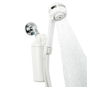 Shower Filter | Handheld Wand 3-Setting Shower Head by Aquasana – WaterSense (1.75 GPM), 10000.0 gallons, SimplySoft® Copper-Zinc (KDF) and coconut shell carbon, Model AQ-4105-E