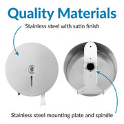 Bobrick Twin Roll + PAPER,B-262 / 1 Countertop Soap Dispensers