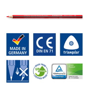 Noris Colour Pencils by STAEDTLER – 1 Count (Pack of 1), Holz, Assorted Colours, Model 185 G288