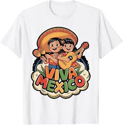 Viva Mexico Cute Fiesta Celebration Design T-Shirt