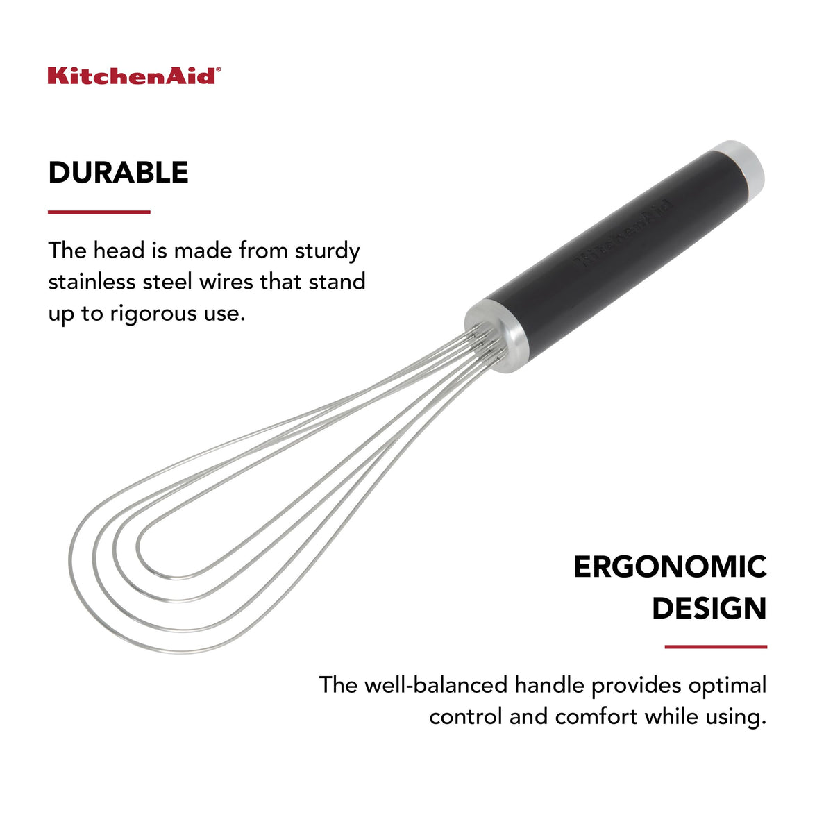 KitchenAid Black / 11.5-Inch / Everyday Whisks